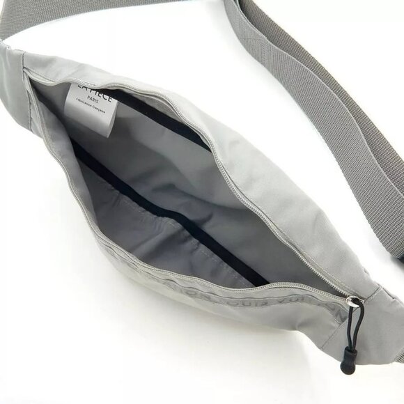 Louis Vuitton Foundation Gray Belt Bag w/ Adjustable Straps Travel Running Walk - Picture 3 of 16